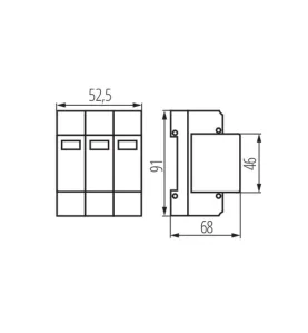 Limiteur de Surtension Classe 2 (T2/C) 3P KSD