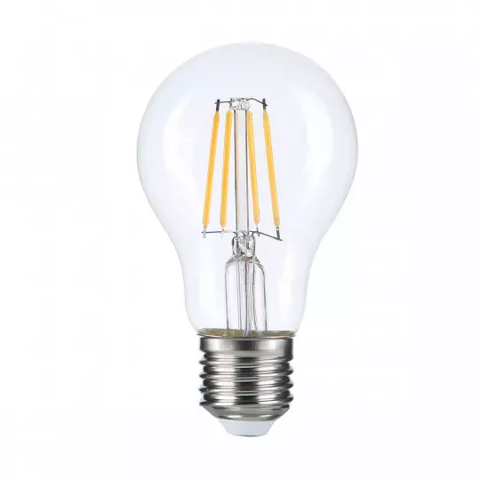 Ampoule E27 longue LED filament blanc chaud 142 mm 3,6W