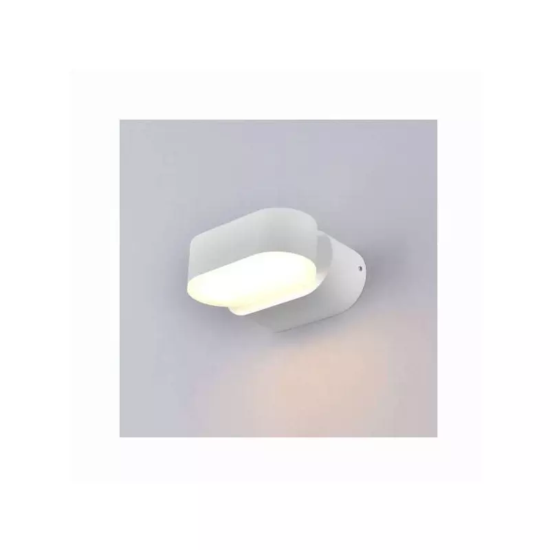 Applique LED murale 6W étanche IP54 Blanc - Blanc Chaud 3000K