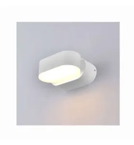 Applique LED murale 6W étanche IP54 Blanc - Blanc Chaud 3000K