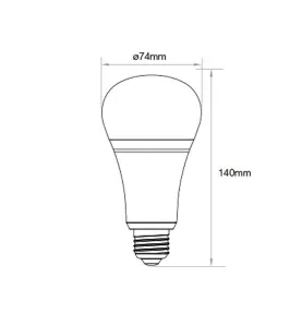 Ampoule LED RGB+CCT GU10 avec télécommande