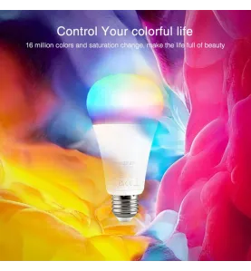 Ampoule LED RGB+CCT GU10 avec télécommande