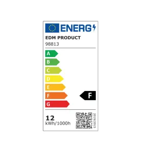 Ampoule LED E27 12W Ronde A60 à Détection de Mouvement - Blanc Chaud 3200K