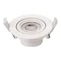 Downlight LED 5W rond ∅90mm Blanc - Blanc Chaud 2700K