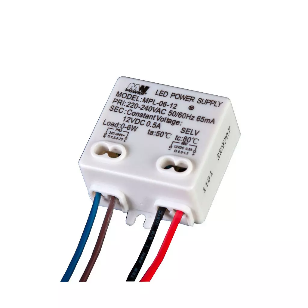 Transformateur LED 24V/DC, 0-30W, ultraplat, SELV