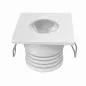 Spot LED Carré blanc Encastrable Compact 4W 12V Équivalent 30W - Blanc Naturel 4000K