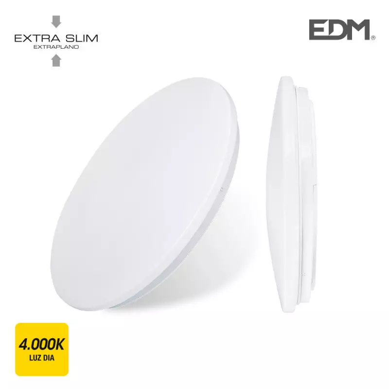 Plafonnier Circulaire Extra-Plat 12W 1160lm (60W) - Blanc Naturel 4000K