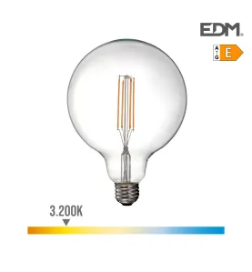 Ampoule LED E27 avec Filament 6W Globe 800lm (47W) 300° - Blanc Chaud 3200K