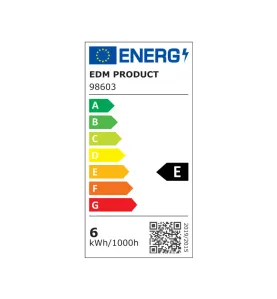 Ampoule LED E27 avec Filament 6W Globe 800lm (47W) 300° - Blanc Chaud 3200K