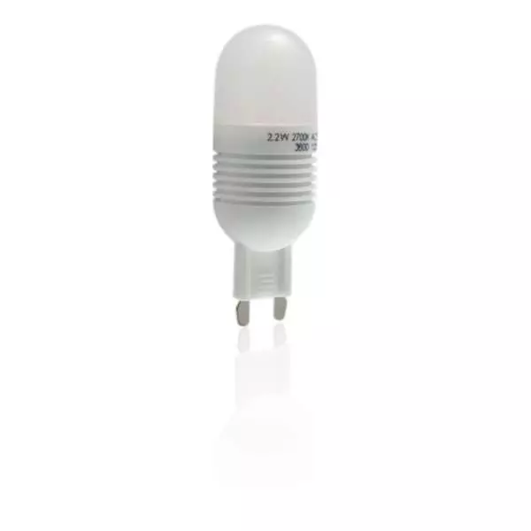 Ampoule G9 - LED - 2,2W (équi 25W) = 250 Lm - 4000K / Lumière Naturelle  (blanche)
