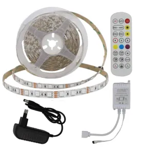 Ruban LED 36W DC12V 60 SMD/m longueur 5m - RGB Multicolore