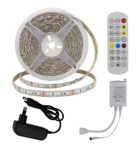 Ruban LED étanche IP54 36W DC12V 60 SMD/m longueur 5m - RGB Multicolore