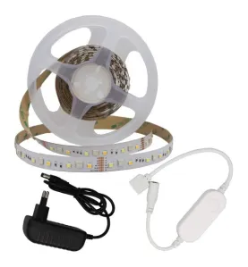 Ruban LED 12W DC12V 60 SMD/m longueur 2m - RGB + Blanc Naturel