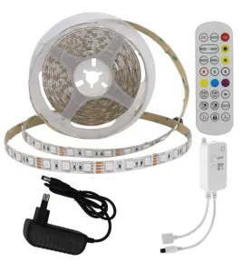 Ruban LED 36W DC12V 60 SMD/m longueur 5m - RGB Multicolore