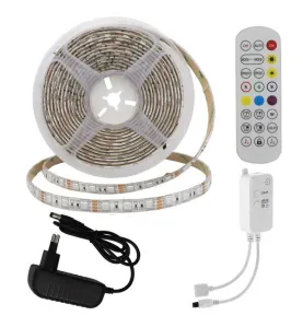 Ruban LED étanche IP54 36W DC12V 60 SMD/m longueur 5m - RGB Multicolore