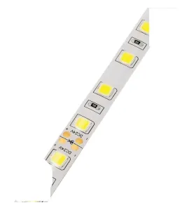 Ruban LED étanche IP65 16W/m 24V 60LED/m longueur 5m - Blanc du Jour 6000K