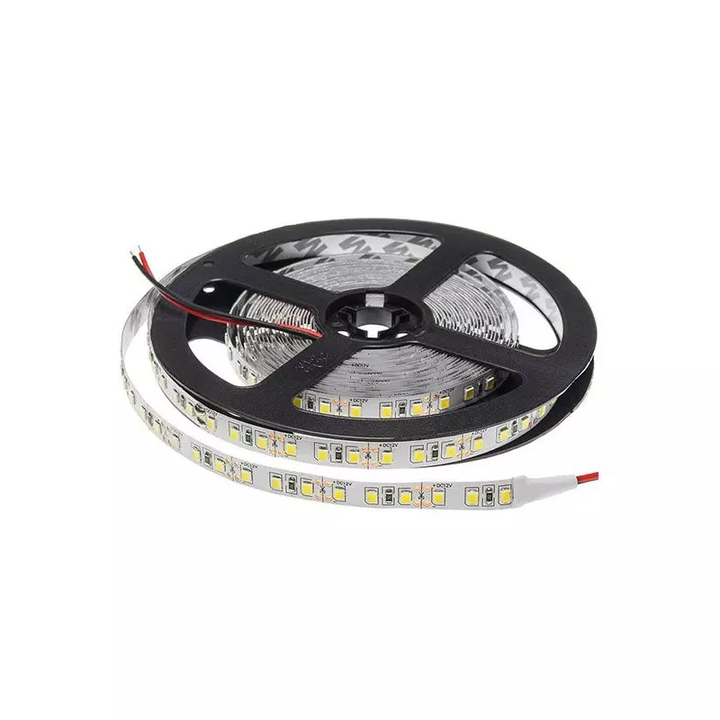 Ruban LED 9,6W/m DC12V 120LED/m longueur 5m - Blanc du Jour 6000K