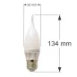 Ampoule LED E27 Flamme C30 coup de vent 5W 400lm 270° - Blanc Naturel 4000K