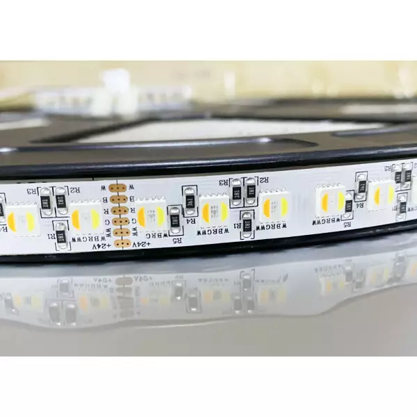 Ruban LED iP67 12V Haute Intensité RGB 5050 à 60 LEDs/m - 5m