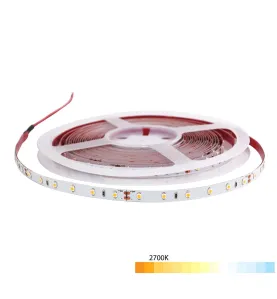 Ruban LED Blanc 24V 60LED/m 4,8W/m 5m - Blanc Chaud 2700K