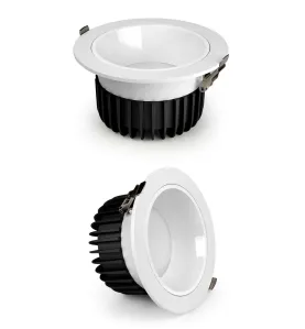 Plafonnier LED 18W 1200lm 60° Dimmable Anti-Éblouissement Pilotable 4/8 Zones - RGB+CCT 2700K-6500K 072