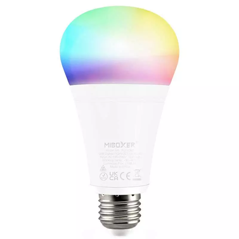 Ampoule LED 12W E27 1100lm 2.4G Zigbee 3.0 - RGB+CCT 2700K-6500K 105Z