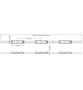 Module LED 1,08W DC12V IP67 Blanc Jour 6500K