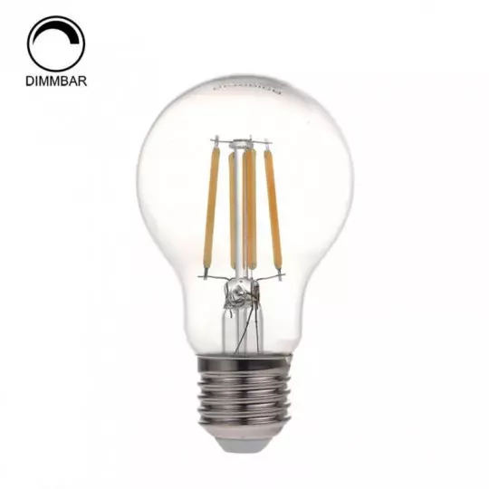 Ampoule Led Dimmable E27 A60 4w Équivalent À 48w - Blanc Chaud 2800k à Prix  Carrefour