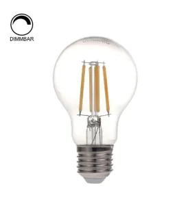 Ampoule LED Dimmable E27 A60 4W  équivalent à 48W - Blanc Chaud 2800K