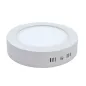 Plafonnier LED Rond en Saillie 8W (70W) Ø115mm - Blanc du Jour 6000K