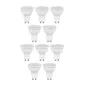 Lot de 10 Spots LED GU10 5W (eq. 40W) 320lm Premium - Blanc du Jour 6000K