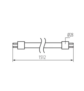 Tube LED T8 (G13) 1512mm 22W 2420lm - Blanc Naturel 4000K