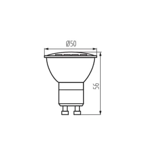 Spot LED GU10 1,2W PAR16 Équivalent à 9,6W - Blanc Naturel 4000K