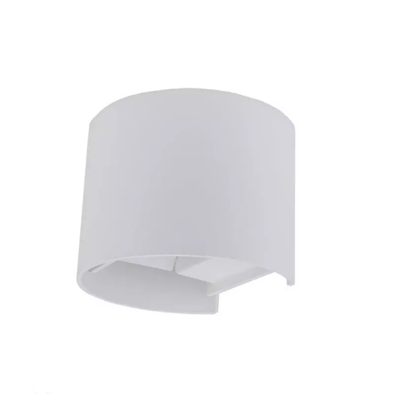 Applique LED murale 6W Rond étanche IP54 Blanc - Blanc Chaud 3000K