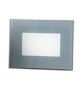 Spot LED 5W Encastrable Mural Rectangulaire Gris Étanche IP66 CCT