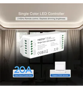 Contrôleur LED DC12/36V 10A/Ch RadioFréquence  - Mono Couleur 036P