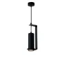 Suspension Moderne GU10 Noire H20cm