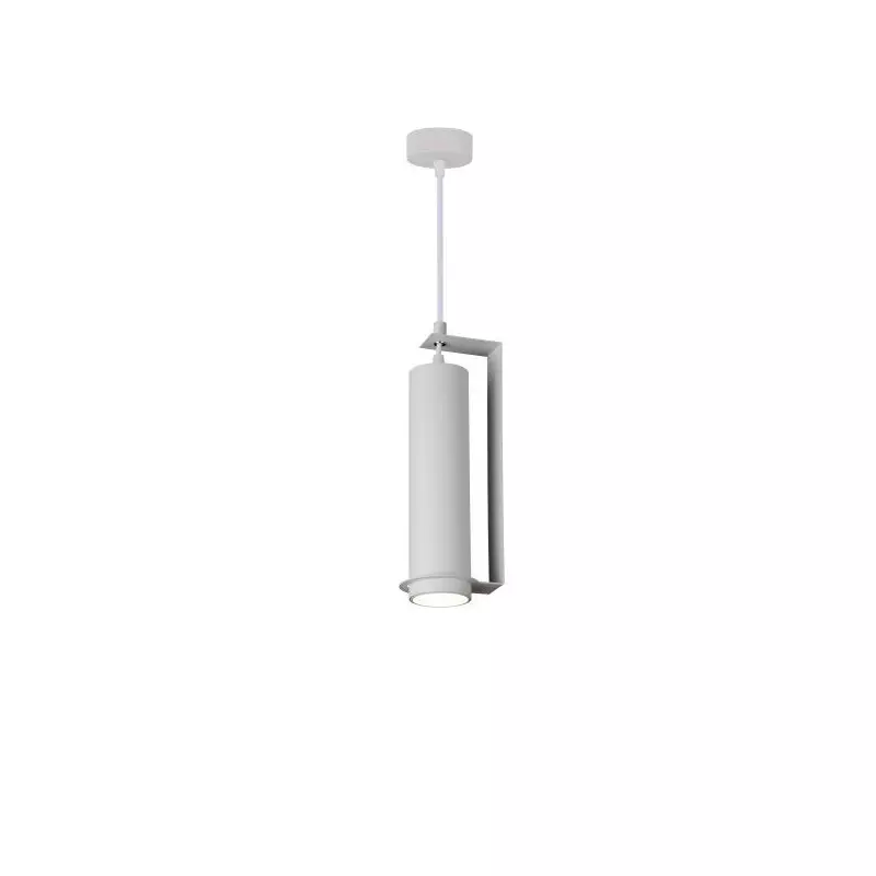 Suspension Moderne GU10 Blanche H20cm