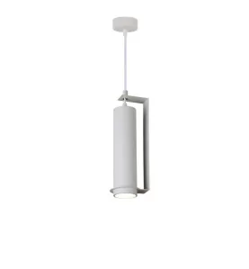 Suspension Moderne GU10 Blanche H20cm