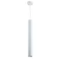 Suspension Moderne GU10 Blanche Diffuseur Blanc H50cm