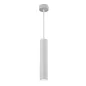 Suspension Moderne GU10 Blanche Diffuseur Blanc H50cm