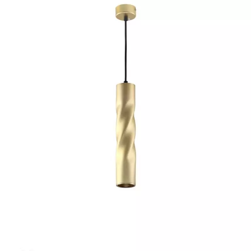 Suspension Moderne Torsade GU10 Or H30cm