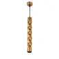 Suspension Moderne Torsade GU10 Or H30cm