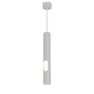 Suspension Moderne GU10 Blanche Diffuseur Or H40cm