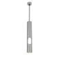 Suspension Moderne GU10 Argent Diffuseur Or H40cm