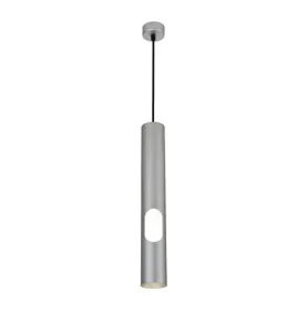 Suspension Moderne GU10 Argent Diffuseur Or H40cm