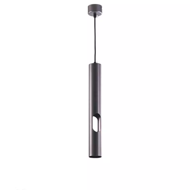 Suspension Moderne GU10 Bronze Diffuseur Or H40cm