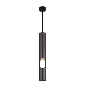 Suspension Moderne GU10 Bronze Diffuseur Or H40cm