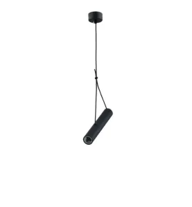 Suspension Moderne E27 Noire H40cm