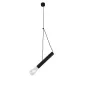 Suspension Moderne E27 Noire H40cm